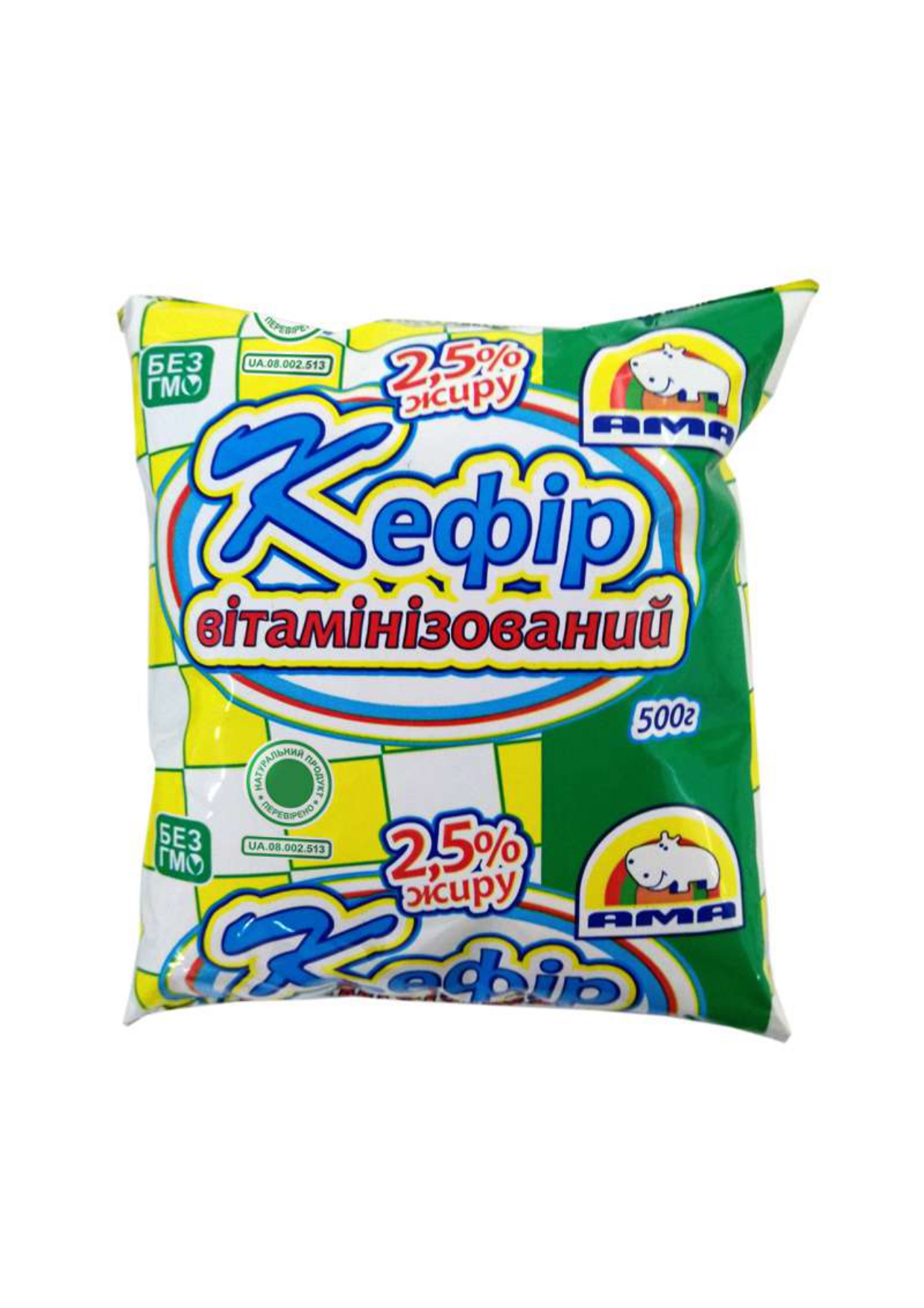 Кефір вітамінізований АМА 2,5% жиру